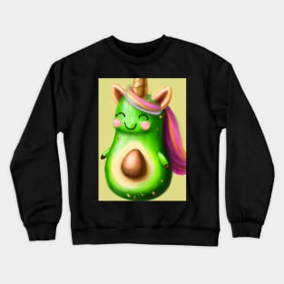 Cute Unicorn Avocado Crewneck Sweatshirt